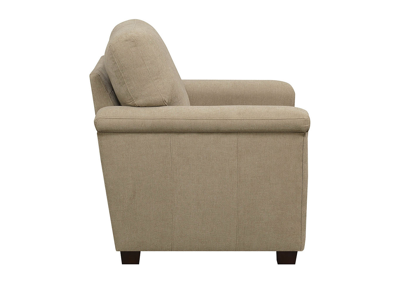 Alexandra Beige Stationary Chair,Taba Home Furnishings